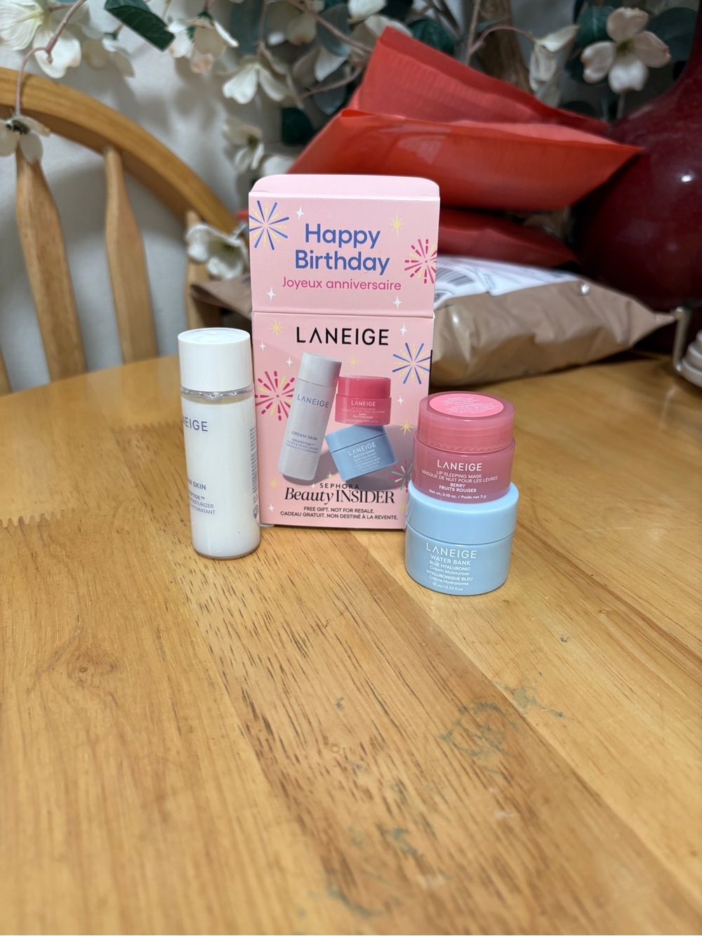 Sephora Beauty Insider x Laneige 3pc Birthday Gift Set, Minis, BNIB, Authentic